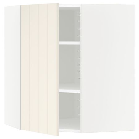 Угловой навесной шкаф с полками, белый/Хитарп белый с оттенком 68x80 см IKEA METOD МЕТОД 692.264.45