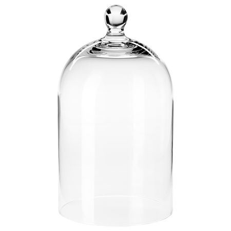 Стеклянный клош, прозрачное стекло 25 см IKEA MORGONTIDIG МОРГОНТИДИГ 904.362.86