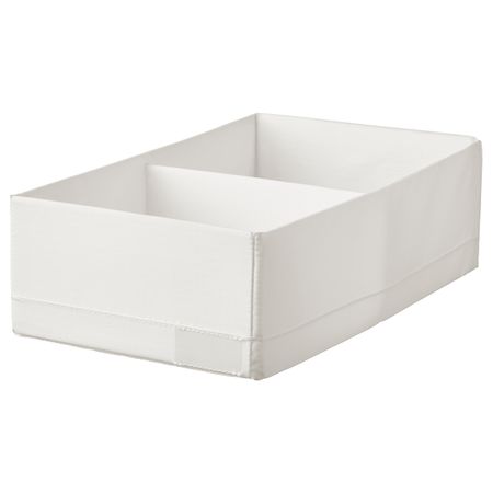 Ящик с отделениями, белый 20x34x10 см IKEA STUK СТУК 004.744.28