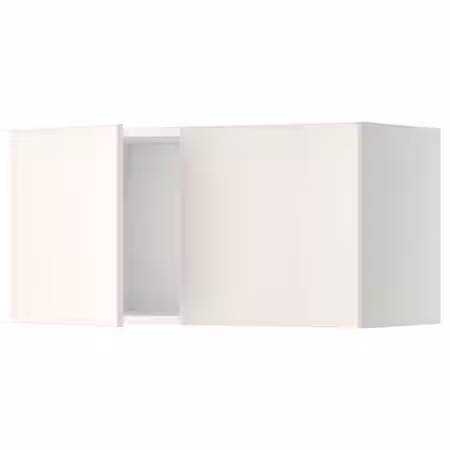 METOD Навесной шкаф с 2 дверцами - белый/Veddinge белый 80x40 см