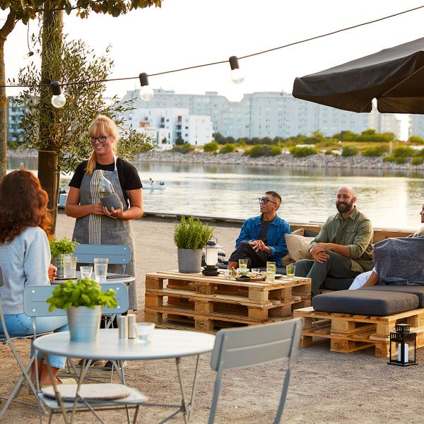 Стол + 2 стула, для сада, зеленый Kuddarna серый IKEA SUNDSÖ СУНДСЁ 794.349.34 - фото 20