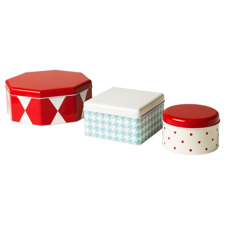 Набор емкостей, 3 штуки ВИНТЕР 2018, различные формы