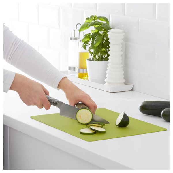 Гибкая разделочная доска ДРЭЛЛА, зеленый, красный (37x29 см) - фото 4