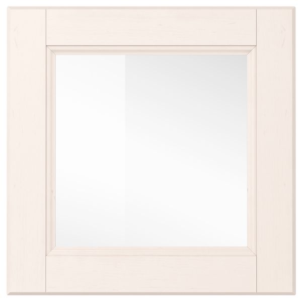 Стеклянная дверь ЛАКСАРБИ, белый - схема-чертеж с размерами