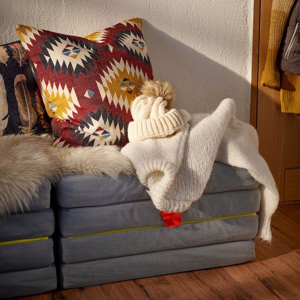 Пуф/матрас, складной IKEA SLÄKT СЛЭКТ 203.629.67 - схема-чертеж с размерами