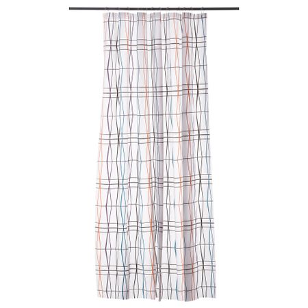 Штора для ванной СИКУДДЕН, разноцветный (180x200 см)
