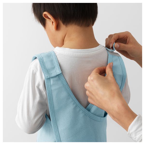 Фартук детский ВИНТЕР 2018, синий - схема-чертеж с размерами