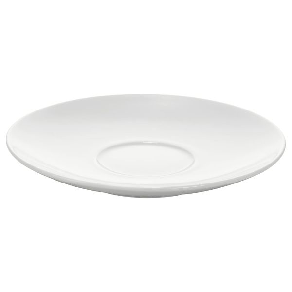 Блюдце, белый 15 см IKEA VÄRDERA ВЭРДЕРА 605.165.62 - фото 1