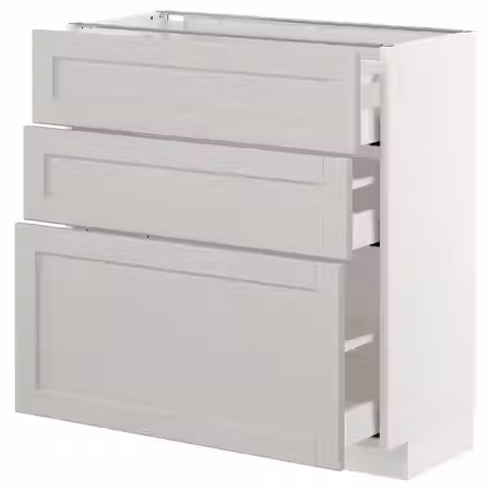 METOD / MAXIMERA Напольный шкаф с 3 ящиками