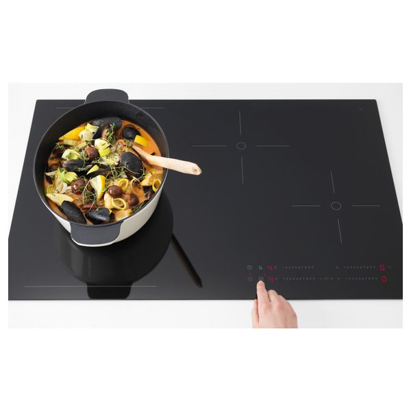 Индукционная панель, регулируемые зоны, черный 78 см IKEA HÖGKLASSIG ХОГКЛАССИГ 603.039.33 - фото 4