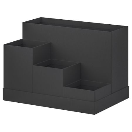 Подставка для канцелярских принадлежности, черный, 18x17 см IKEA TJENA ТЬЕНА 803.954.89