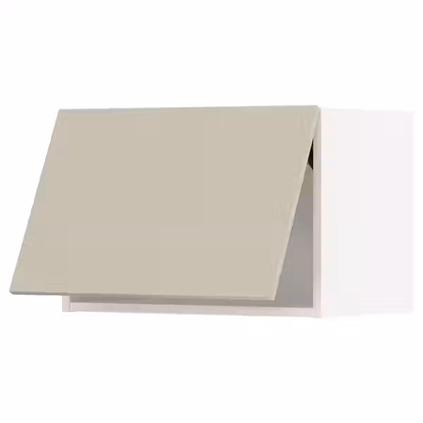 METOD Горизонтальный навесной шкаф - белый/Havstorp бежевый 60x40 см - фото 1