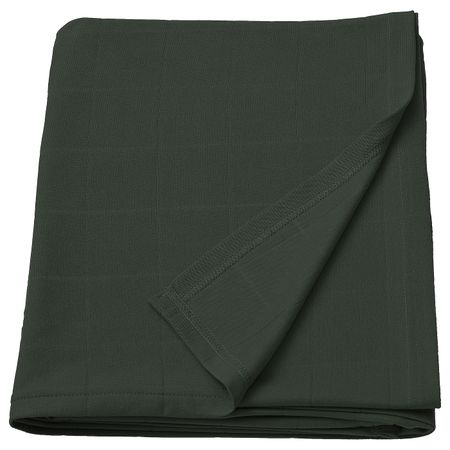 Плед, насыщенный зеленый 120x170 см IKEA ODDHILD ОДДХИЛЬД 705.009.90