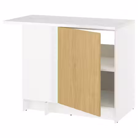 KNOXHULT Напольный шкаф угловой - под дуб 100x91 см