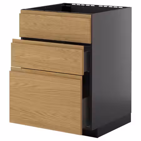 METOD / KNIVSHULT Шкаф д/варочн панели/вытяжка/ящик