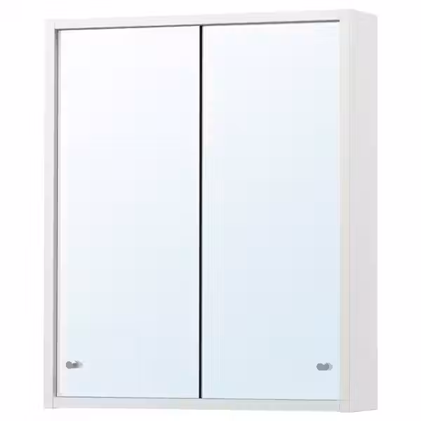 NYSJÖN Шкафчик зеркальный - белый 50x60 см - фото 1