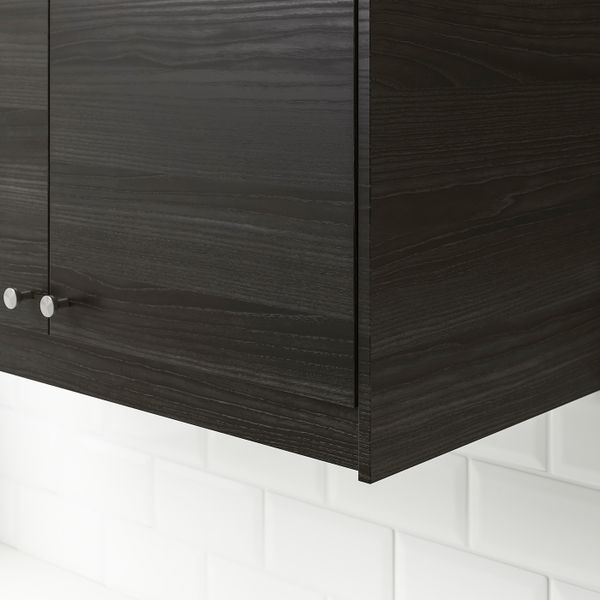 Карниз декоративный закругленный, под дерево черный 221 см IKEA ТИНГСРИД 503.672.80 - фото 3