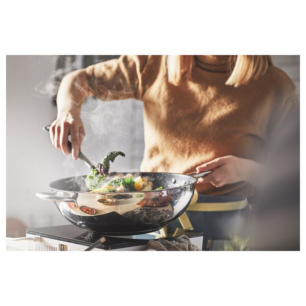 Вок-сковорода, 32 см, нержавеющая сталь, антипригарное покрытие IKEA IKEA 365 + HJÄLTE ИКЕА 365 + ЙЭЛТЕ 004.842.67 - фото 16