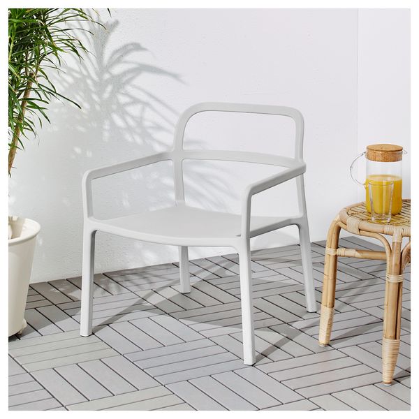 Кресло для дома/сада ЮППЕРЛИГ, светло-серый - фото 3