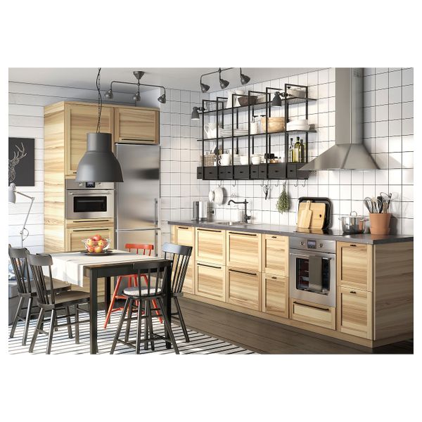 Стол, черно-коричневый 118x74 см IKEA LERHAMN ЛЕРХАМН 404.443.02 - фото 3