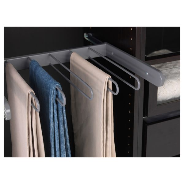 Гардероб, черно-коричневый, Форсанд Викедаль, 75x60x236 см IKEA ПАКС 992.859.90 - фото 4