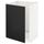 Напольный шкаф для раковины, белый/Юдевалла антрацит 60x60 см IKEA METOD МЕТОД 192.403.64