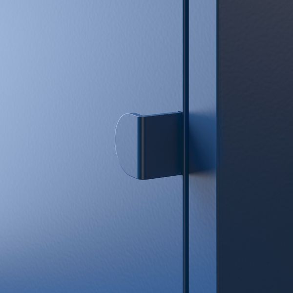 Комбинация для хранения, темно-синий 140x82 см IKEA ЛИКСГУЛЬТ 192.488.69 - фото 3