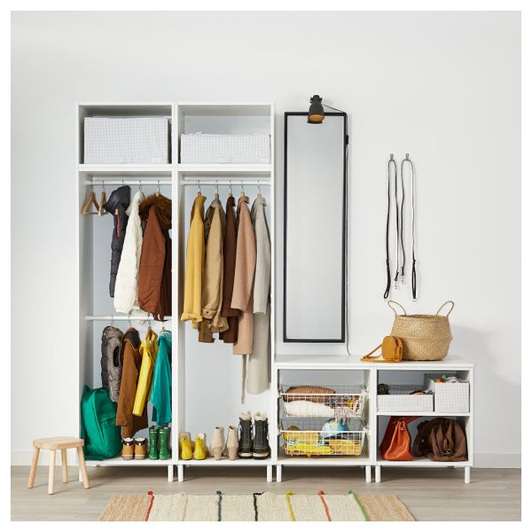 Гардероб, белый/Фоннес белый 240x57x231 см IKEA OPPHUS ОПХУС 992.401.43 - фото 6