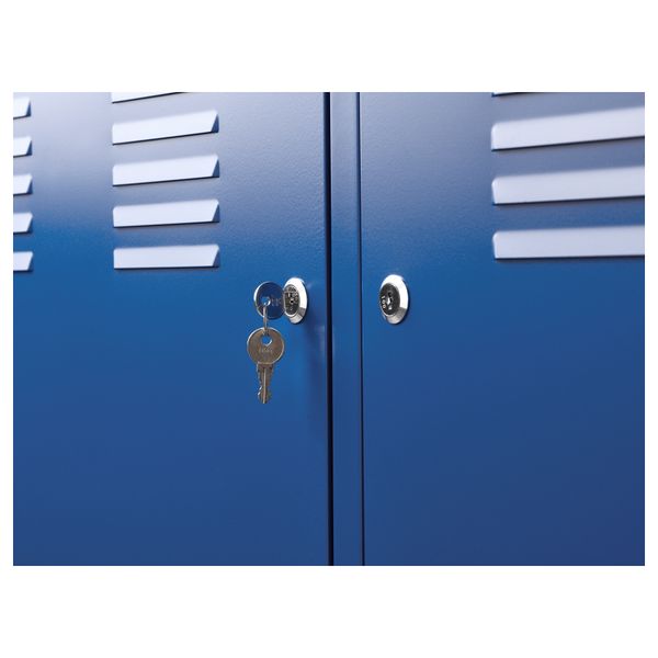 Шкаф ИКЕА ПС, синий (119x63 см) - фото 5