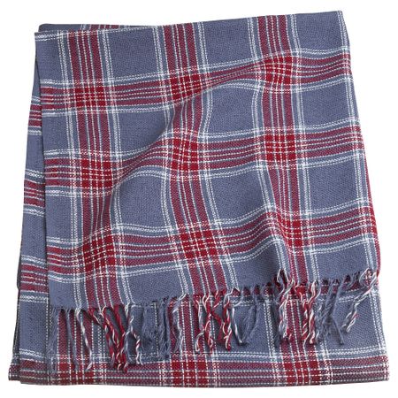 Плед АННАМИА, клетка, серый (140x205 см)