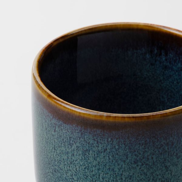 Кашпо, для дома, улицы темно-синий 6 см IKEA DRÖMSK ДРЁМСК 304.968.72 - схема-чертеж с размерами