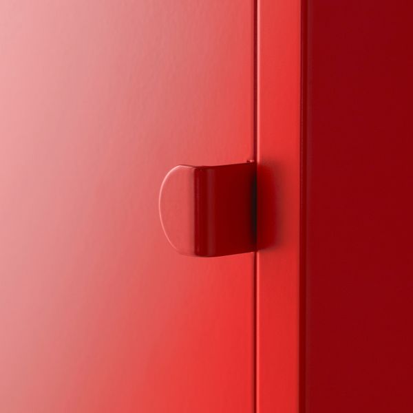 Шкаф, металлический/красный 35x60 см IKEA LIXHULT ЛИКСГУЛЬТ 603.851.27 - фото 2