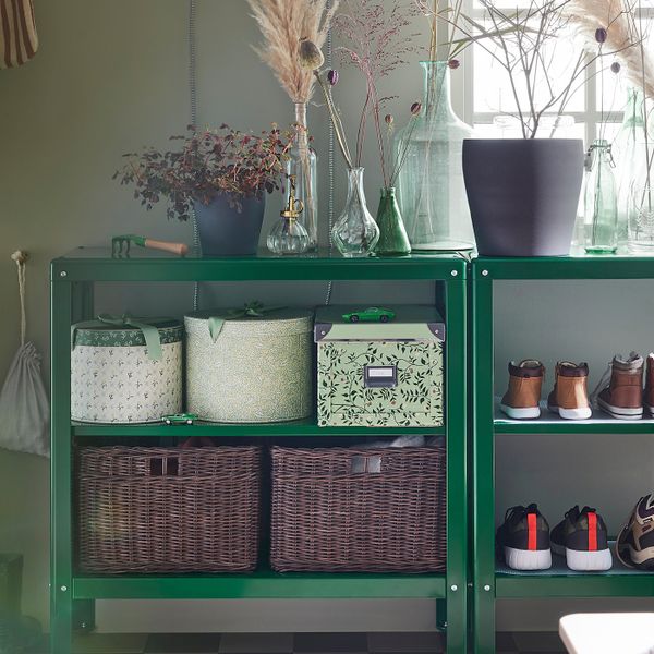 Стеллаж для/дома/сада, зеленый 80x81 см IKEA KOLBJÖRN КОЛЬБЬЁРН 004.559.10 - фото 4