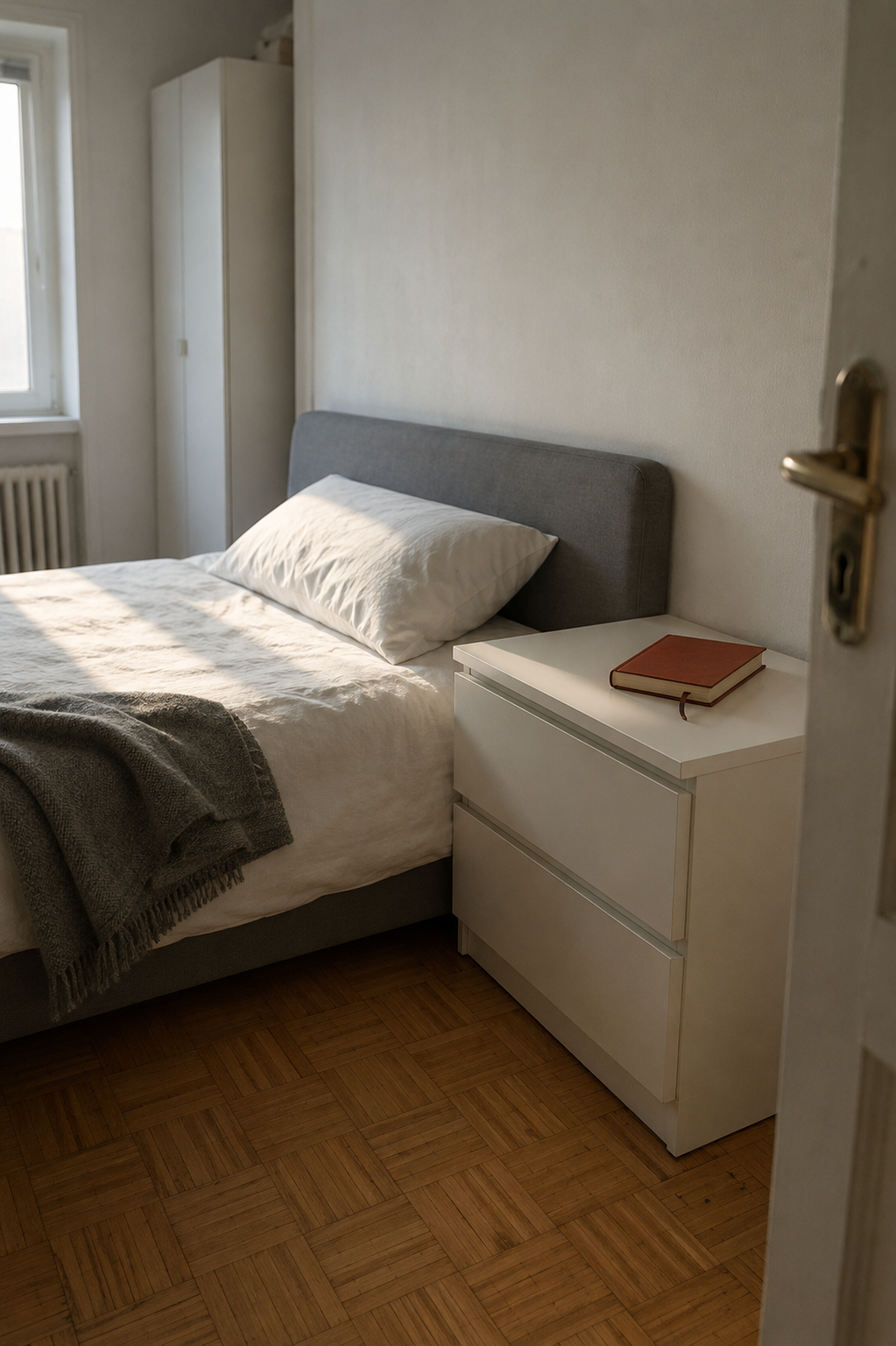 Комод MALM с 2 ящиками белый — прикроватная тумба IKEA