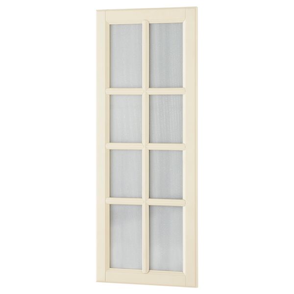 Стеклянная дверь ДАЛАРНА, белый с оттенком - схема-чертеж с размерами