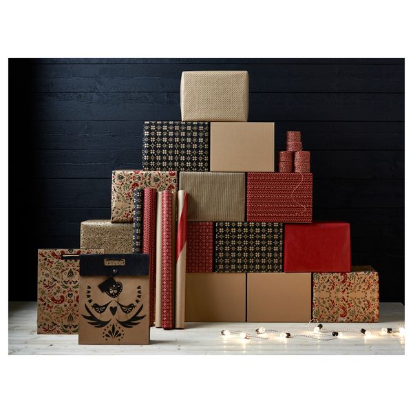 Рулон оберточной бумаги ВИНТЕР 2016, двусторонний естественный, красный (5x0.7 м) - схема-чертеж с размерами