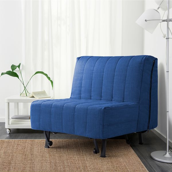 Кресло-кровать, Шифтебу синий IKEA LYCKSELE ЛИКСЕЛЕ 793.878.00 - фото 7