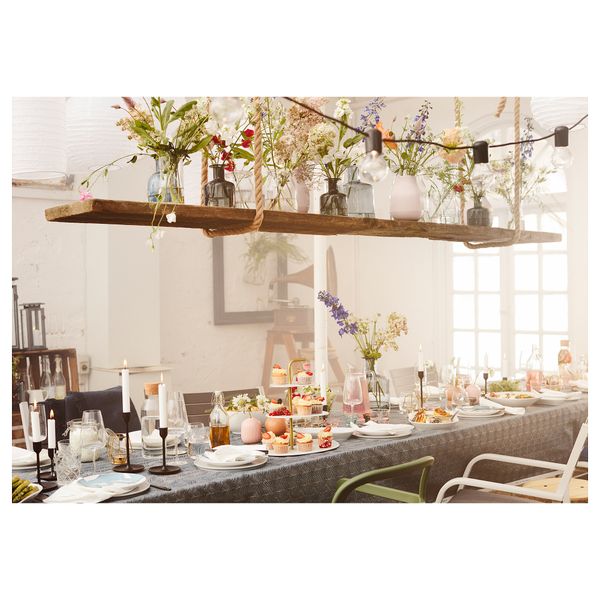 Сервировочные подставка, 3 яруса ФОРЭДЛА, белый, латунь - фото 6