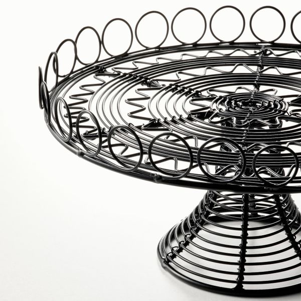 Сервировочная подставка, ручная работа черный 25 см IKEA VINTER 2021 ВИНТЕР 2021 805.037.47 - фото 2