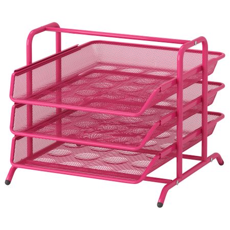 Лоток для корреспонденции ДОКУМЕНТ, розовый