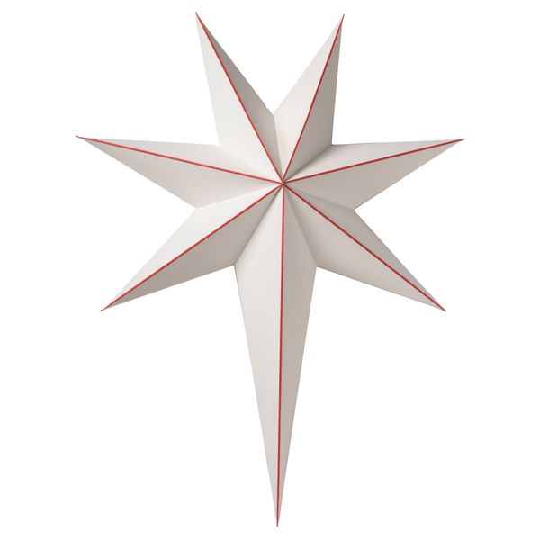 Абажур для подвесного светильника СТРОЛА, белый, красный - фото 2