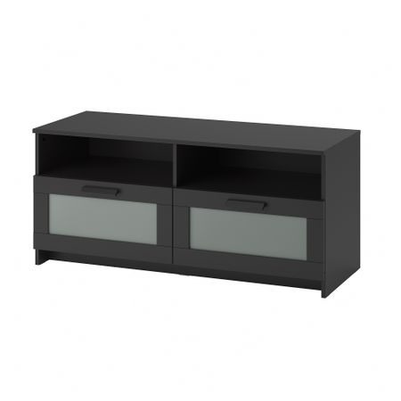 Тумба под ТВ, черный, 120x41x53 см IKEA BRIMNES БРИМНЭС 503.376.98