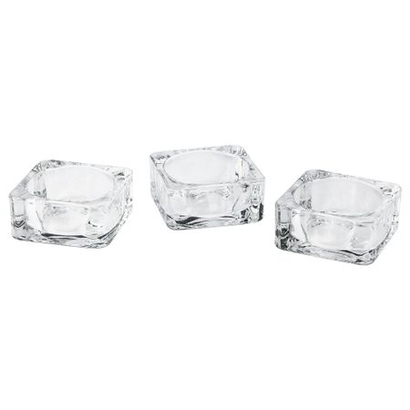 Подсвечник ГЛАСИГ, прозрачное стекло (7 см)