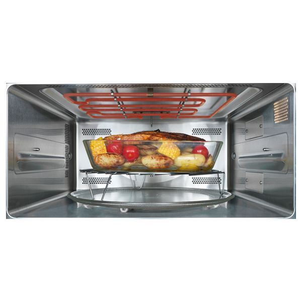 Комбинированная СВЧ с горячим обдувом РАФФИНЕРЭД, нержав сталь - фото 3