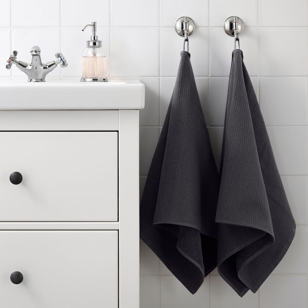Полотенце, антрацит 50x100 см IKEA SALVIKEN САЛЬВИКЕН 103.493.54 - фото 2