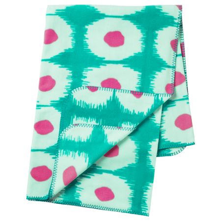 Плед СОММАР 2017, зеленый, розовый (130x180 см)