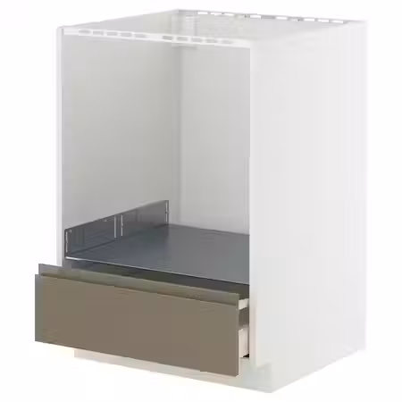 METOD / MAXIMERA Напольный шкаф д/духовки, с ящиком