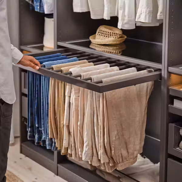 KOMPLEMENT Выдвижная вешалка для брюк - темно-серый 100x58 см - фото 2