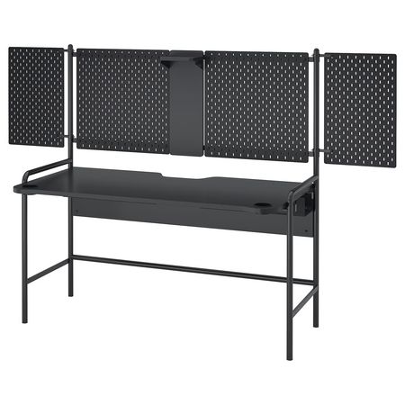 FRÖSKELÅS Геймерский стол - чёрный 144x71 см