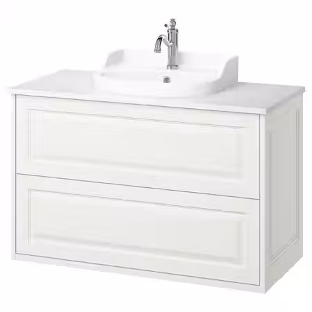 TÄNNFORSEN ТАННФОРСЕН / RUTSJÖN РУТШЁН Шкаф с ящиками/раковина/смеситель